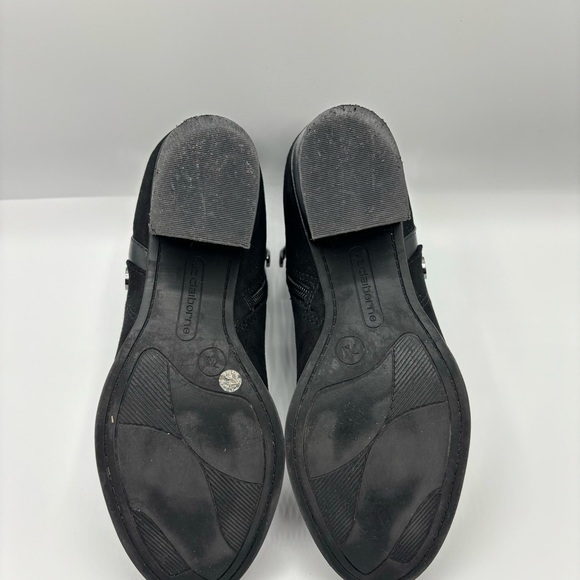 Liz Claiborne Black Flex Zip Up "Salem" Ankle Boots Heeled Size 7 - Picture 7 of 9